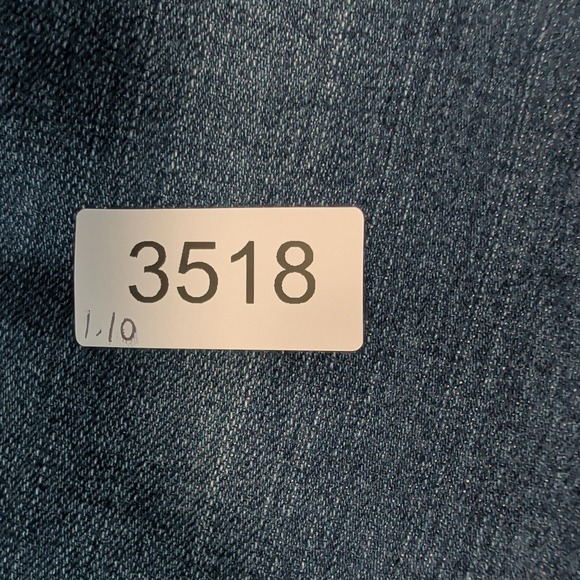 Calvin Klein Jeans Womens 16 Blue Denim Floral Embroidered Straight Leg Casual - Picture 15 of 15